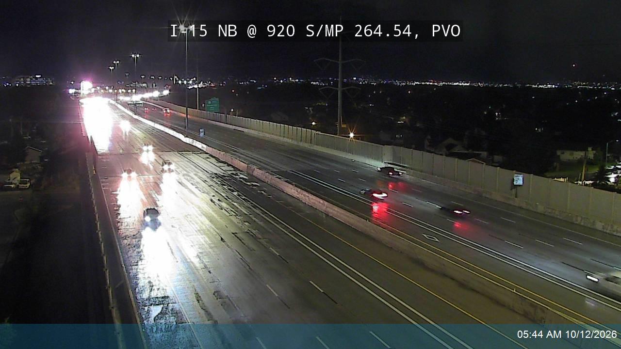 I-15 NB @ 920 S / MP 264.54, PVO