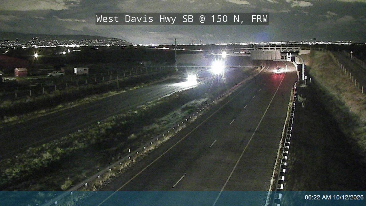 West Davis Hwy / SR-177 SB @ 150 N / MP 3.04, FRM