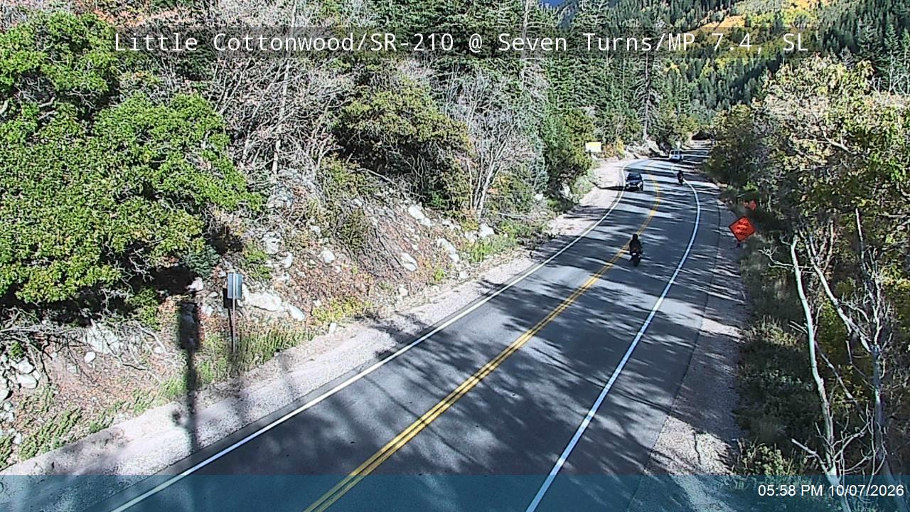 Little Cottonwood Rd / SR-210 EB @ Seven Turns / MP 7.4, SL
