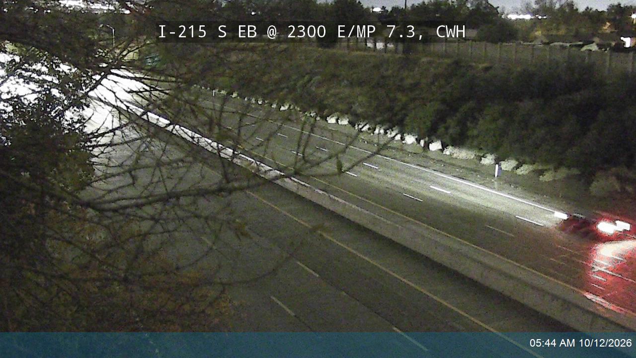 I-215 S EB @ 2300 E / MP 7.3, CWH