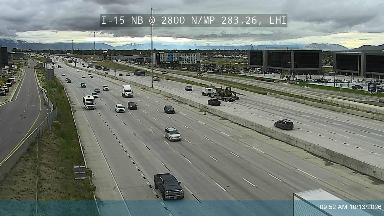 I-15 NB @ 2800 N / MP 283.26, LHI