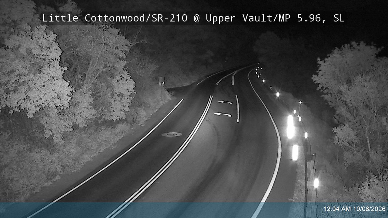 Little Cottonwood Rd / SR-210 @ Upper Vault / MP 5.96, SL