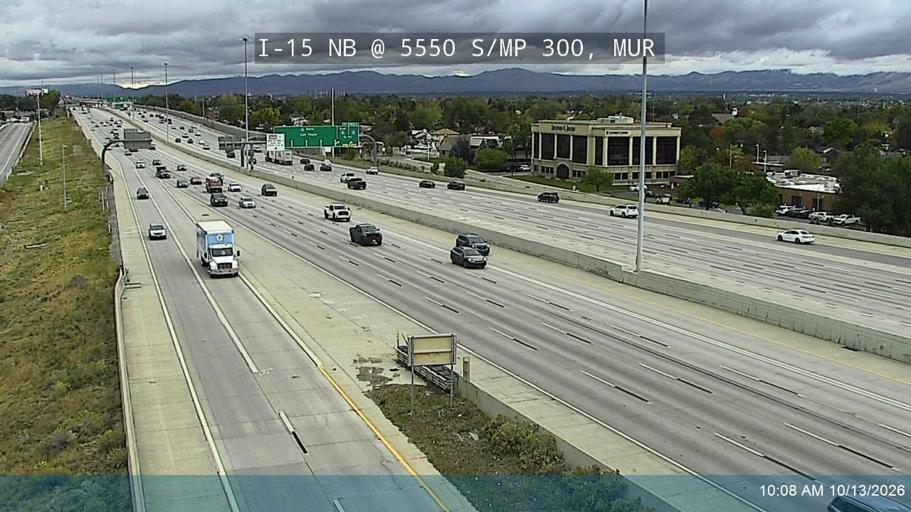 I-15 NB @ 5550 S / MP 300, MUR