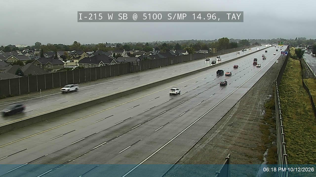 I-215 W SB @ 5100 S / MP 14.96, TAY