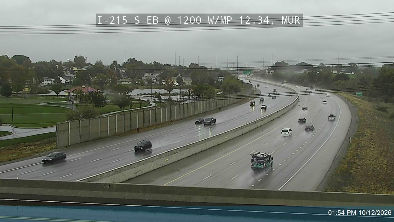 I-215 S EB @ 1200 W / Murray Pkwy Ave / MP 12.34, MUR