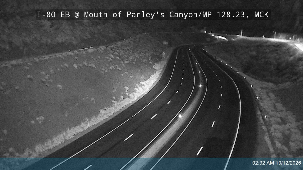 I-80 EB @ Mouth of Parleys Canyon / MP 128.23, SL