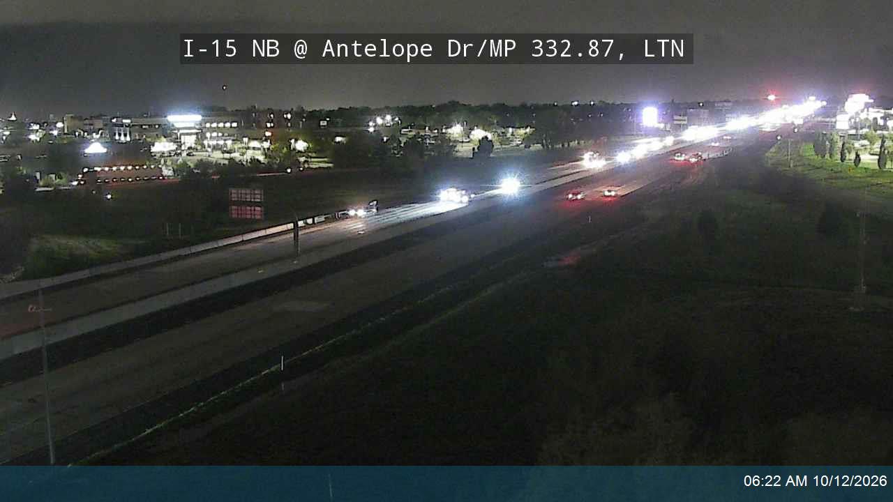 I-15 NB @ Antelope Dr / 2000 N / SR-108 / MP 332.87, LTN