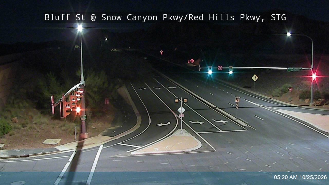 Bluff St / SR-18 @ Snow Canyon Pkwy / Red Hills Pkwy, STG