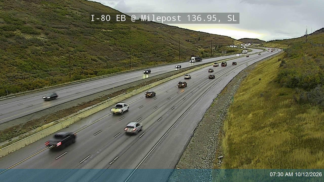 I-80 / Parleys Canyon EB @ Milepost 136.95, SL