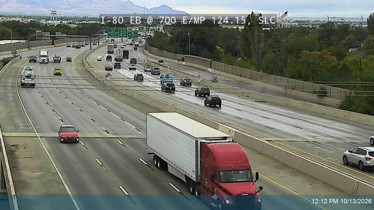 I-80 EB @ 700 E / SR-71 / MP 124.15, SLC