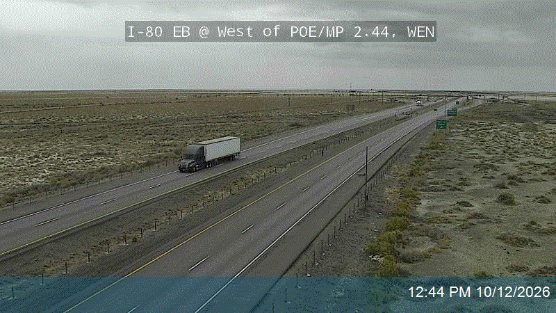 I-80 EB @ West of POE / MP 2.44, WEN