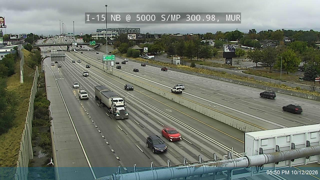 I-15 NB @ 5000 S / MP 301, MUR