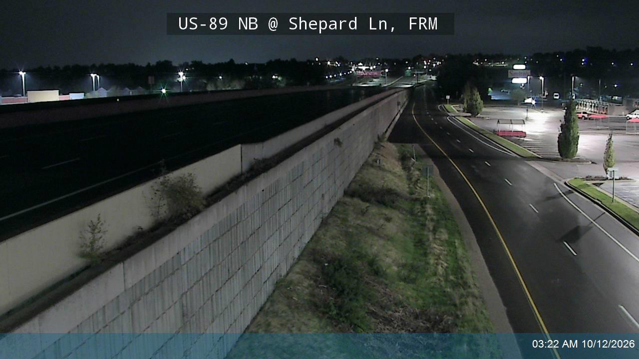 US-89 NB @ Shepard Ln, FRM
