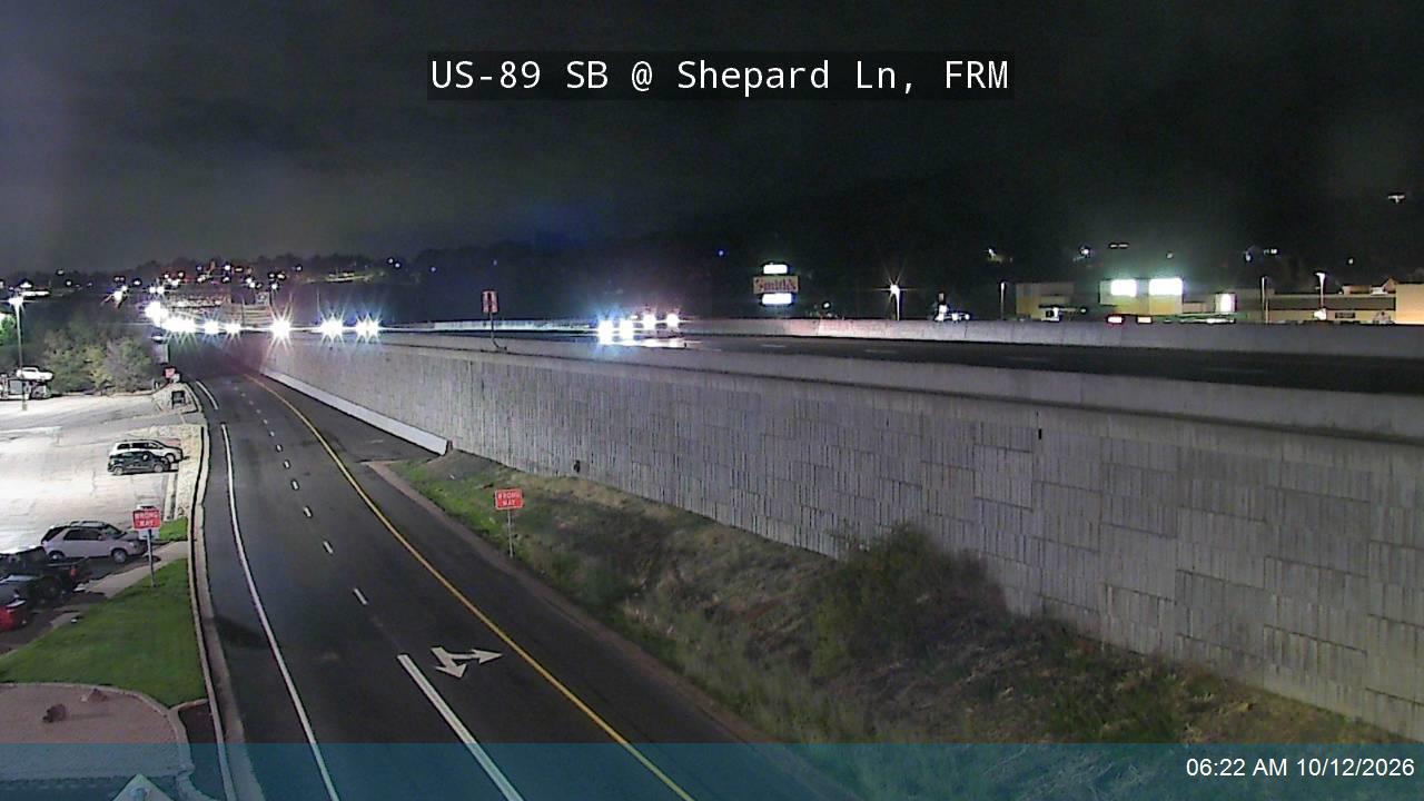 US-89 SB @ Shepard Ln, FRM