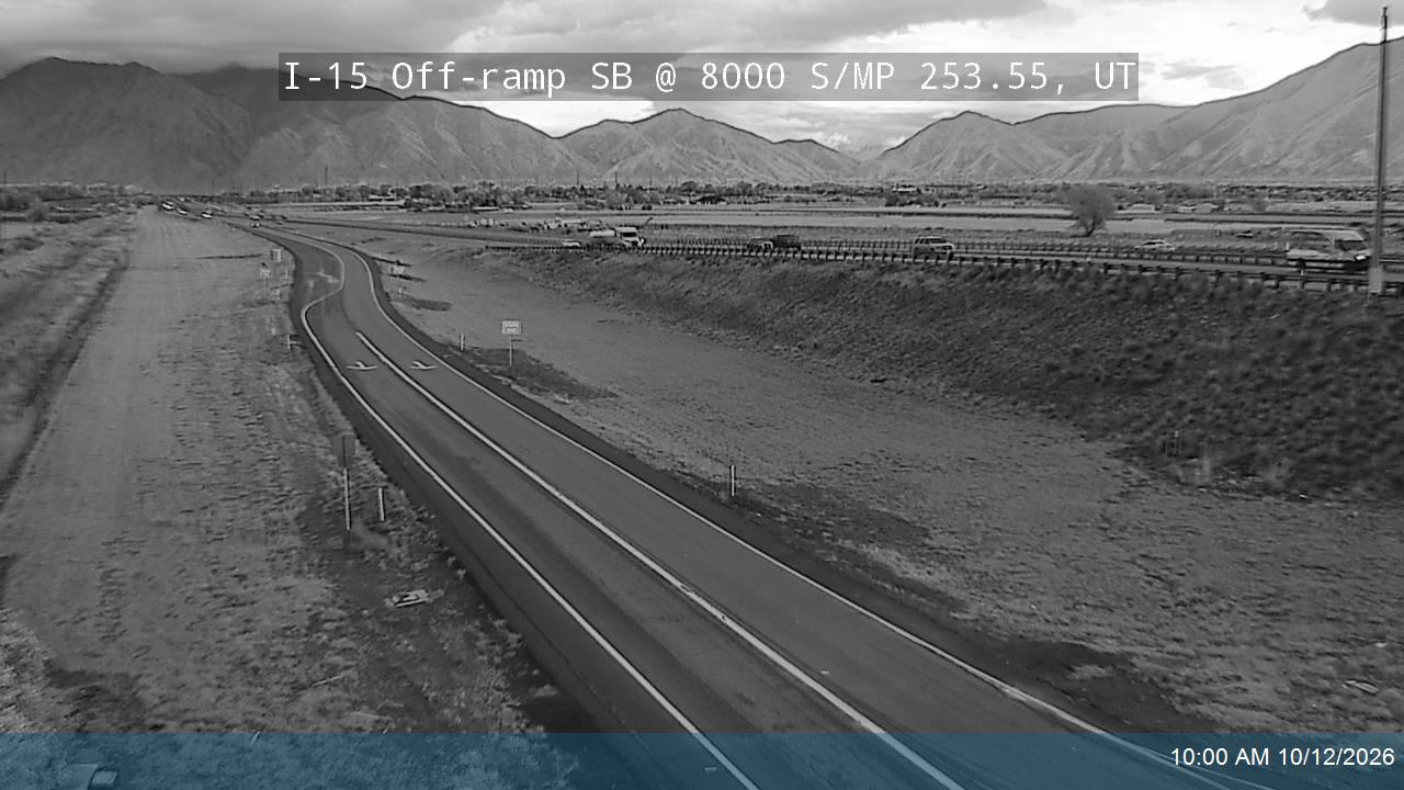 I-15 Off-ramp SB @ 8000 S / SR-164 / MP 253.55, UT