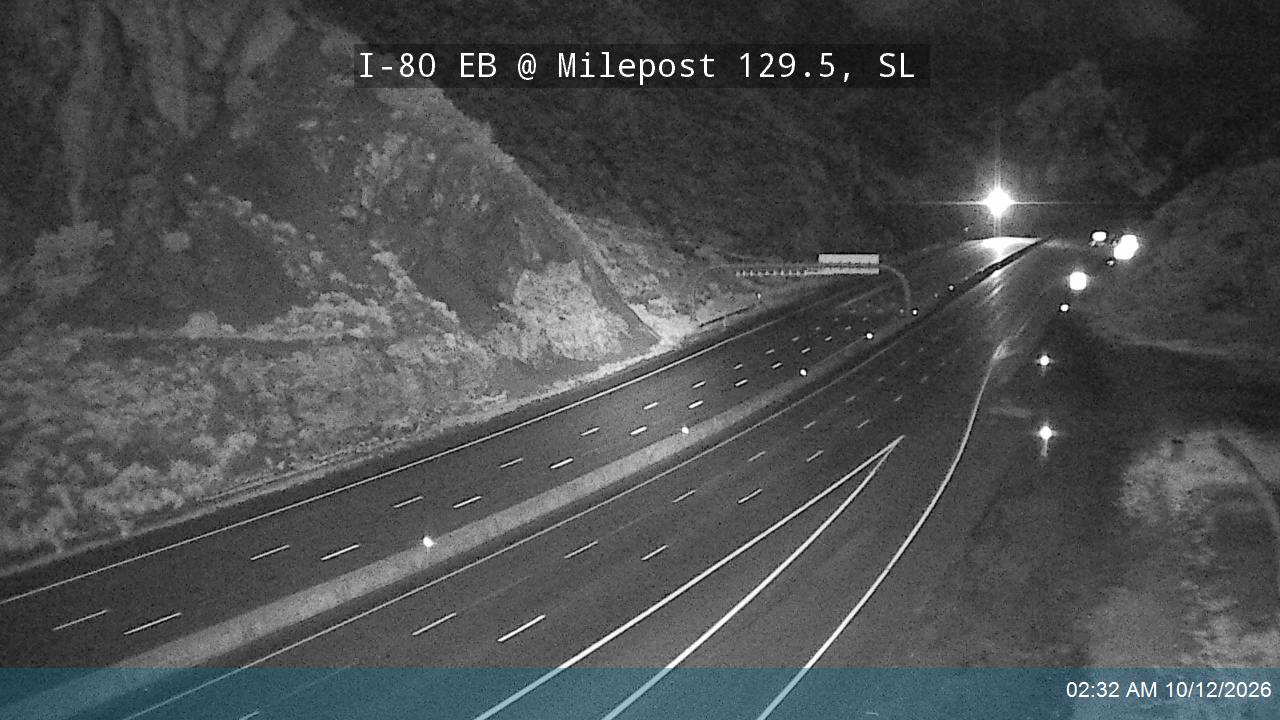 I-80 / Parleys Canyon EB @ Chain Up Area East / MP 129.5, SL