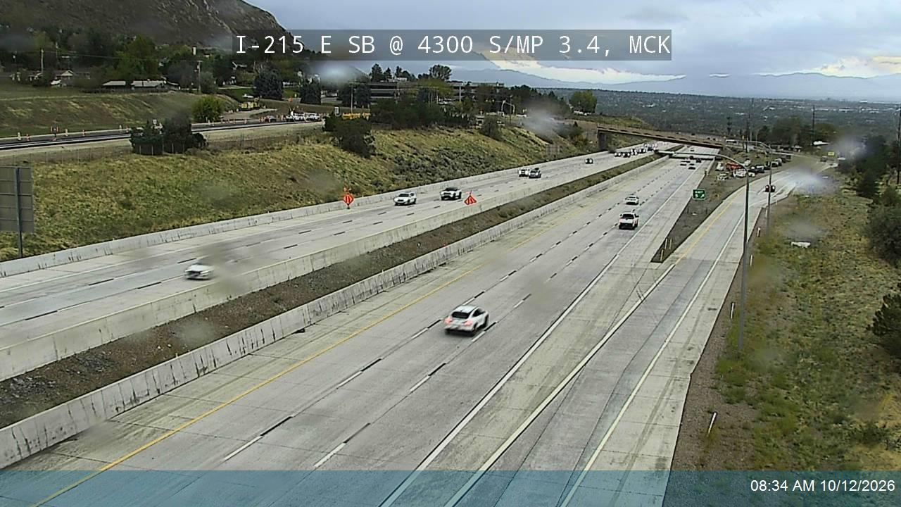 I-215 E SB @ 4300 S / MP 3.4, MCK