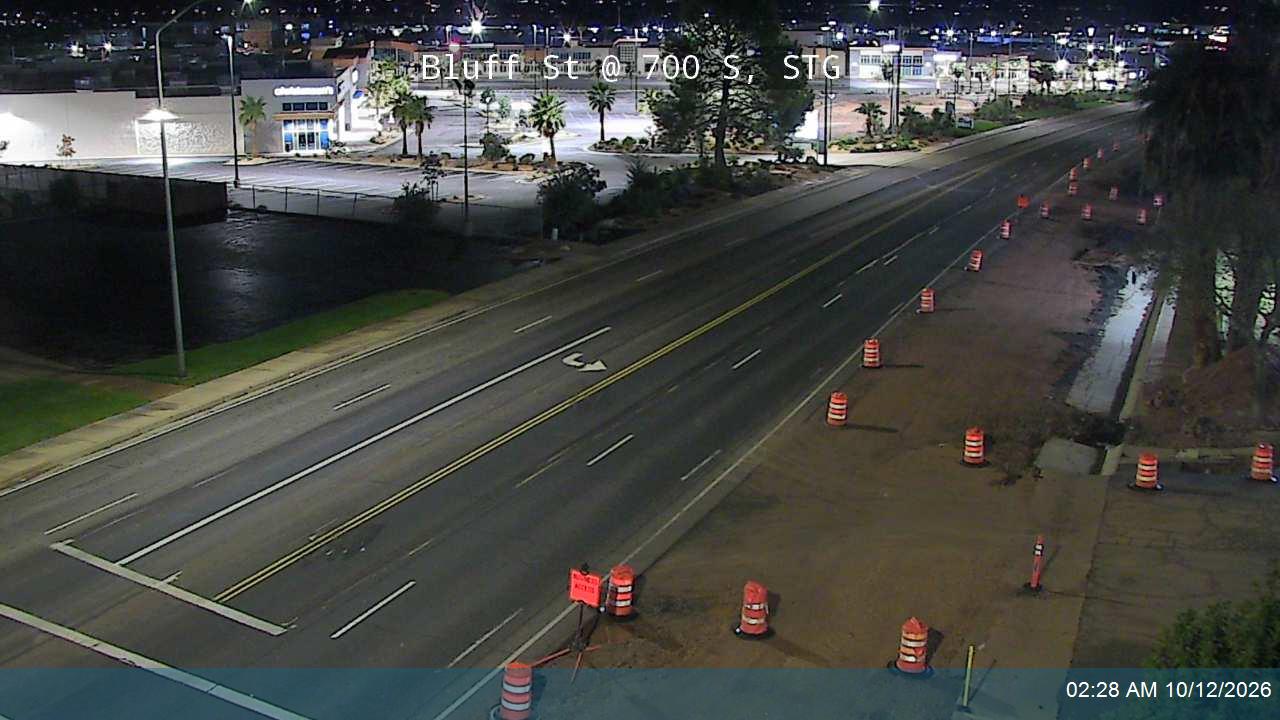 Bluff St / SR-18 @ 700 S, STG