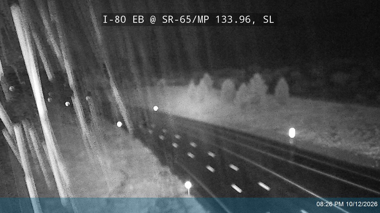 I-80 / Parleys Canyon EB @ East Canyon / SR-65 / MP 133.96, SL