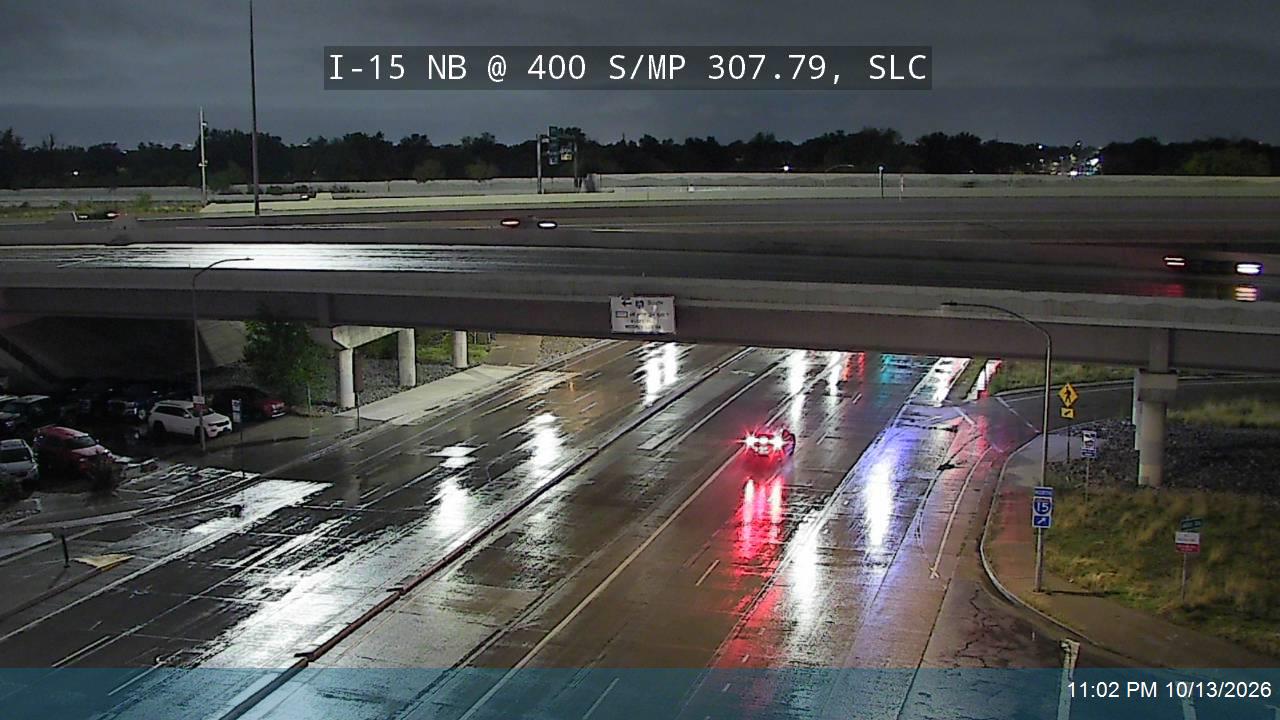 I-15 NB @ 400 S / MP 307.79, SLC