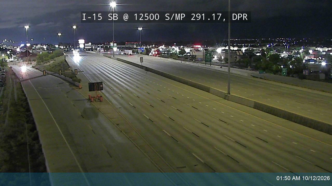 I-15 SB @ 12500 S / MP 291.17, DPR