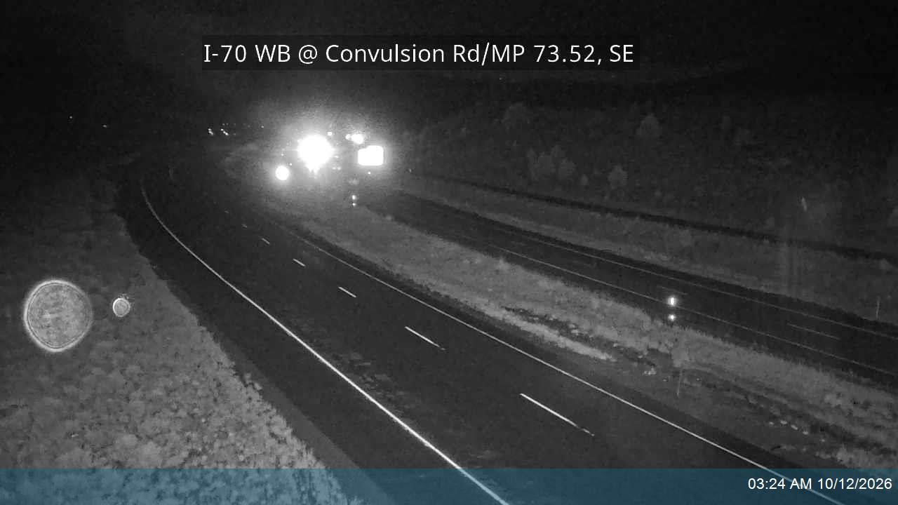 I-70 WB @ Convulsion Rd / MP 73.52, SE