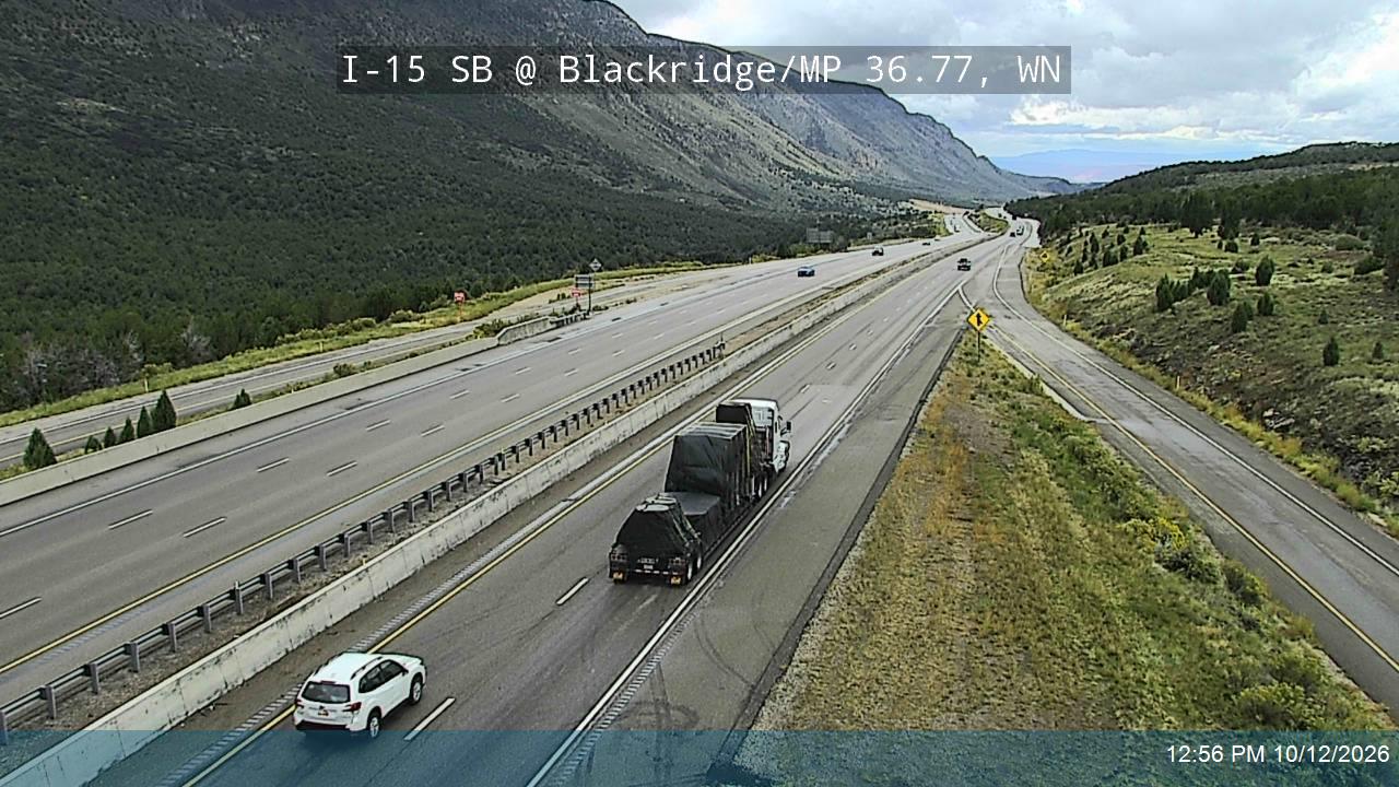 I-15 SB @ Blackridge / Exit 36 / MP 36.77, WN