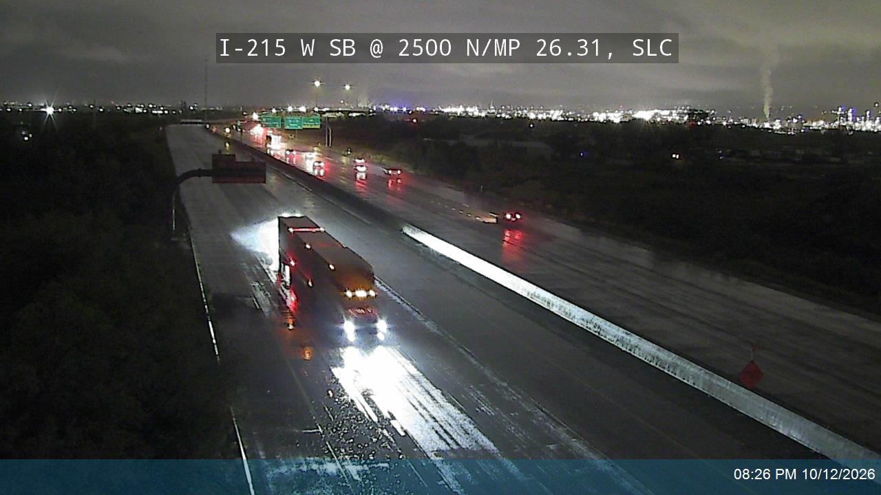 I-215 W SB @ 2500 N / MP 26.31, SLC