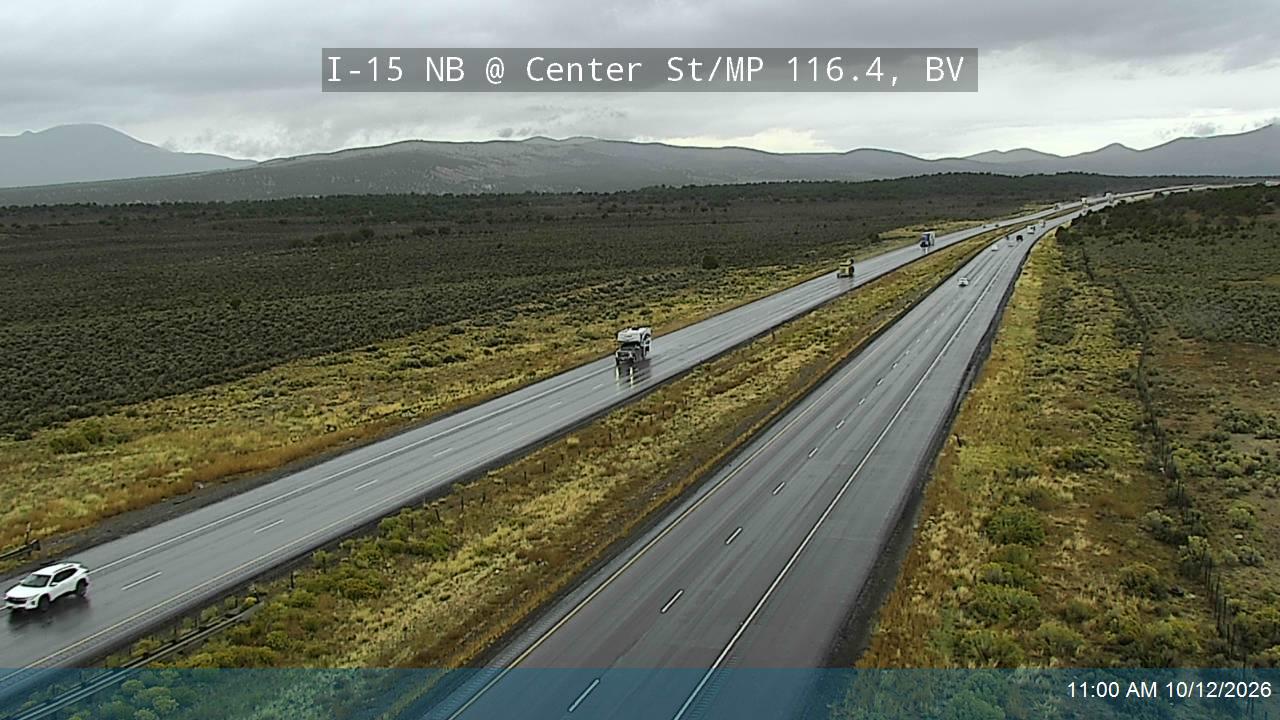 I-15 NB @ Center St / MP 116.4, BV