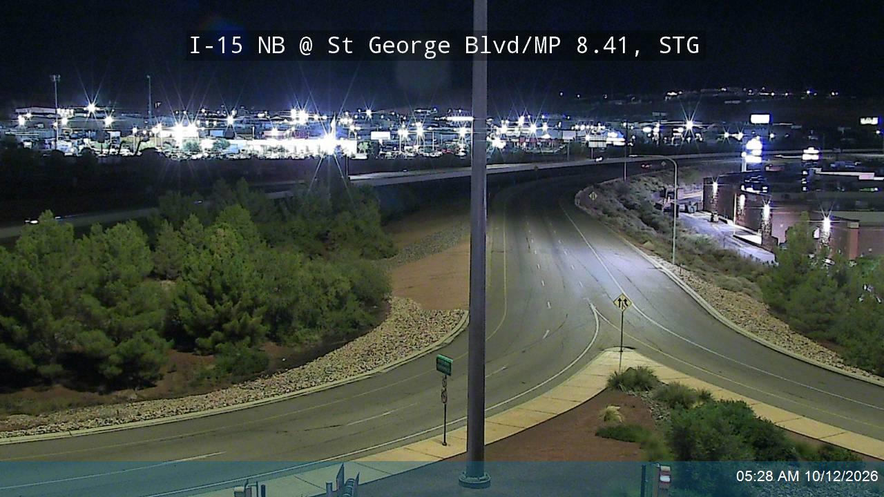 I-15 NB @ St George Blvd / SR-34 / MP 8.41, STG