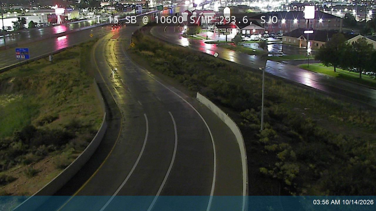 I-15 SB @ 10600 S / South Jordan Pkwy / SR-151 / MP 293.6, SJO