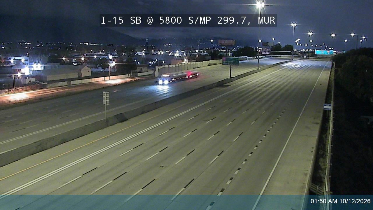 I-15 SB @ 5800 S / MP 299.7, MUR