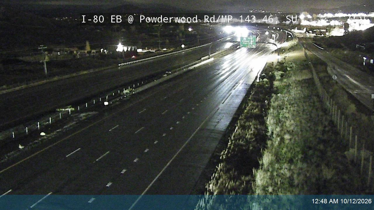 I-80 EB @ Powderwood Rd / MP 143.46, SU
