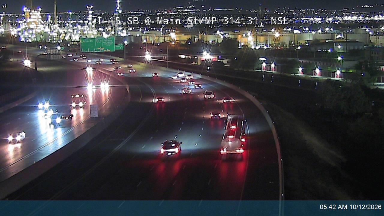 I-15 SB @ Main St / MP 314.31, NSL
