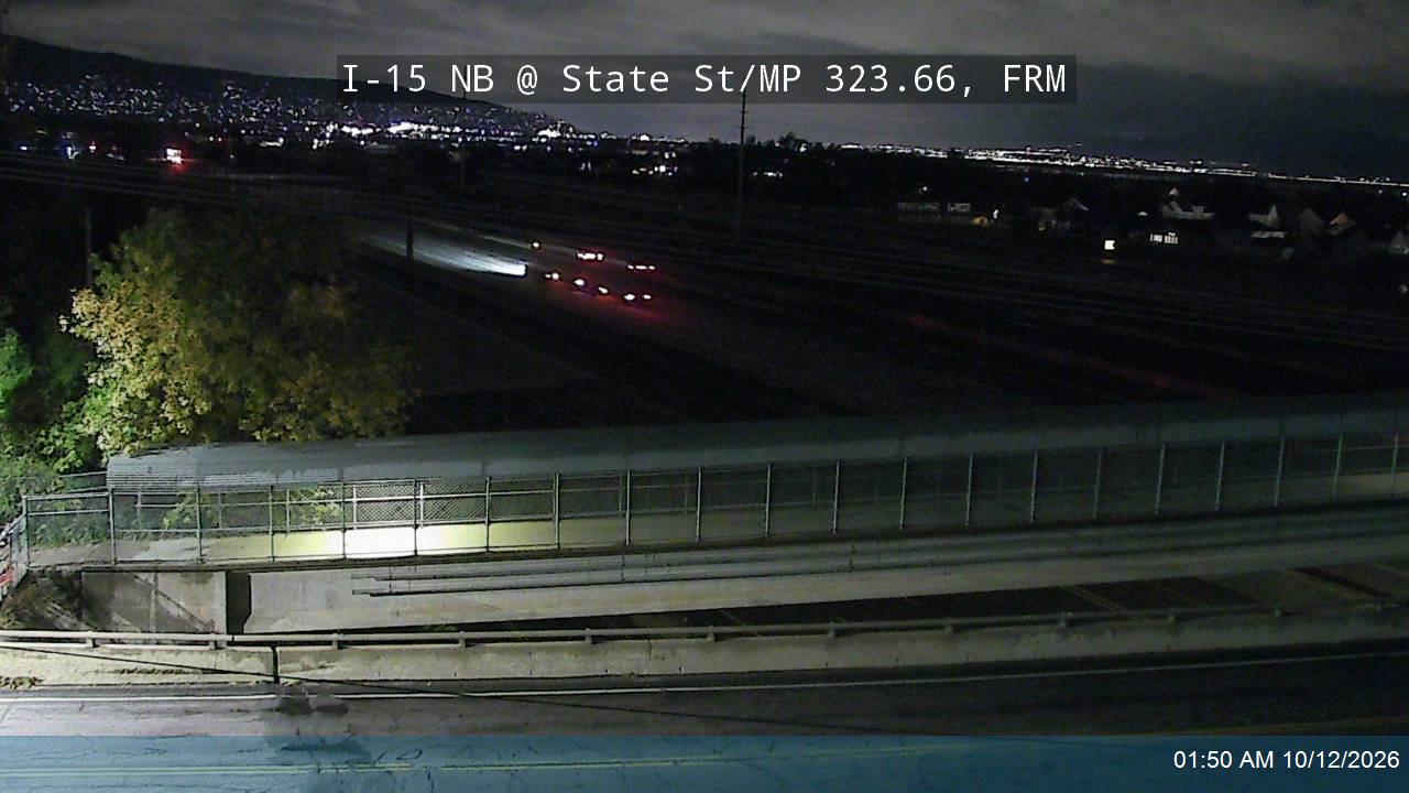 I-15 NB @ State St / MP 323.66, FRM