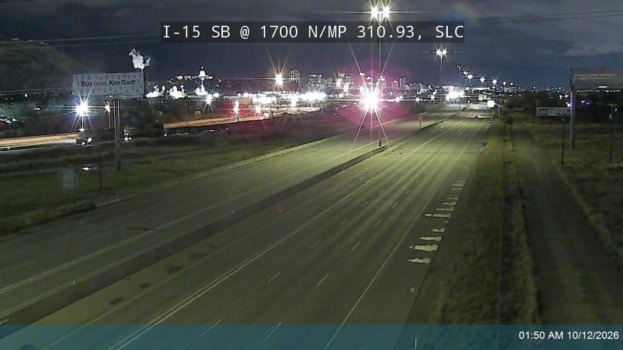 I-15 SB @ 1700 N / MP 310.93, SLC