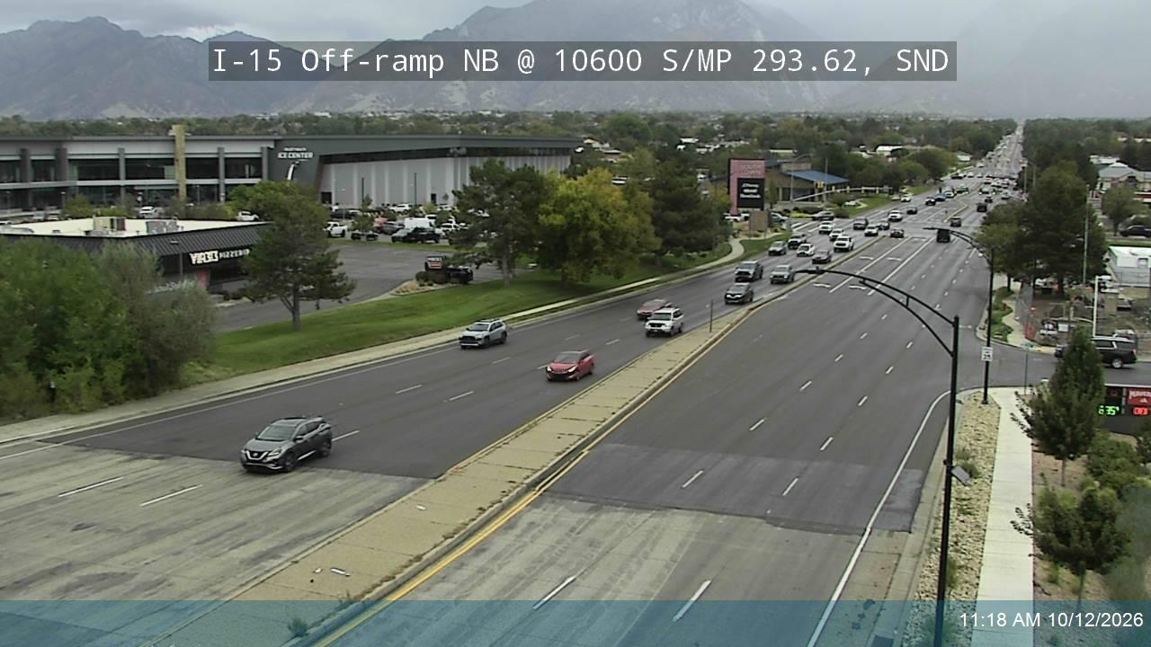I-15 Off-ramp NB @ 10600 S / SR-151 / MP 293.62, SND