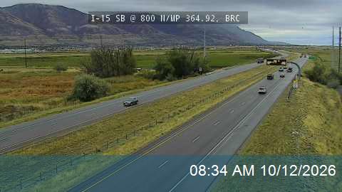 I-15 SB @ 800 N / MP 364.92, BRC