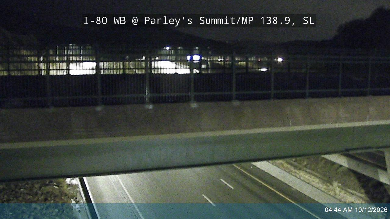 I-80 WB @ Parleys Summit / MP 138.9, SL