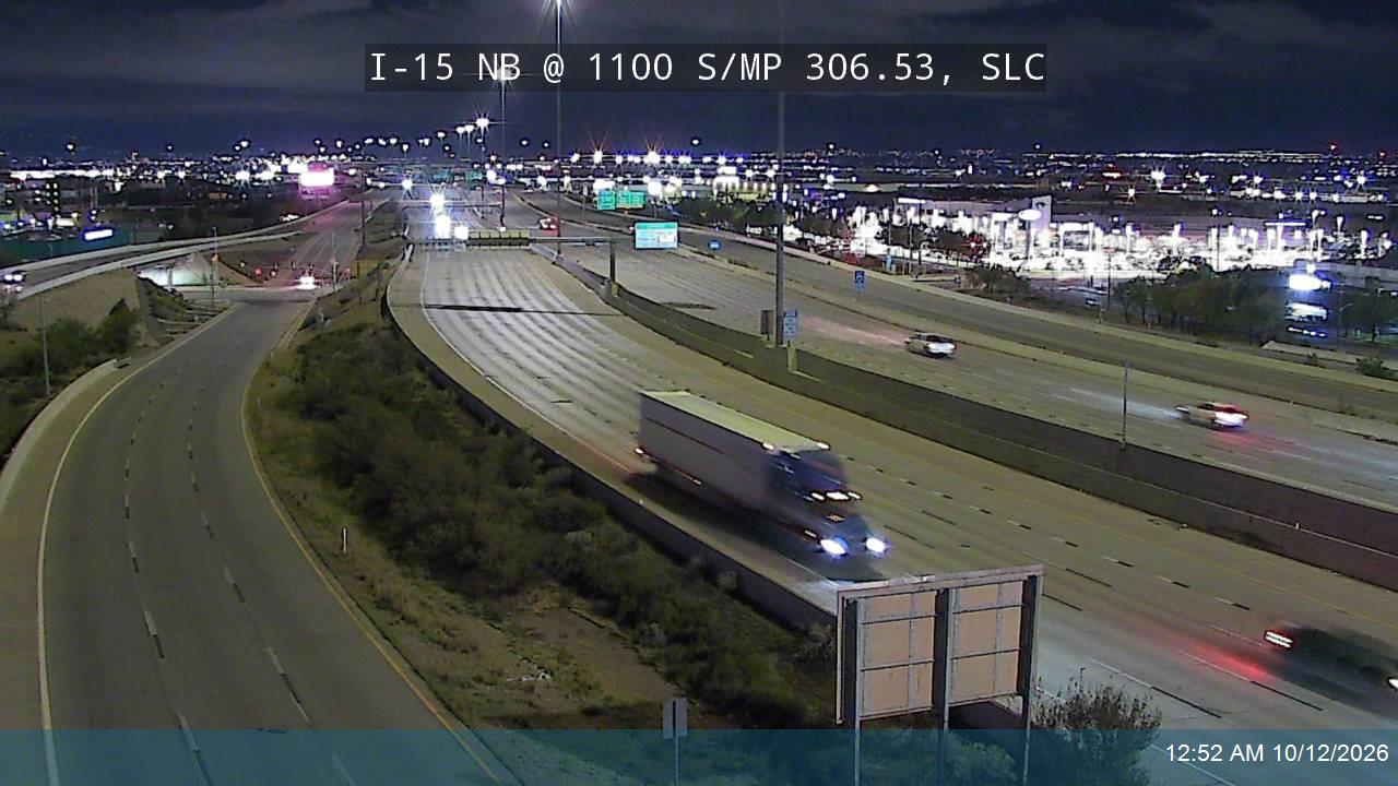 I-15 NB @ 1100 S / MP 306.53, SLC