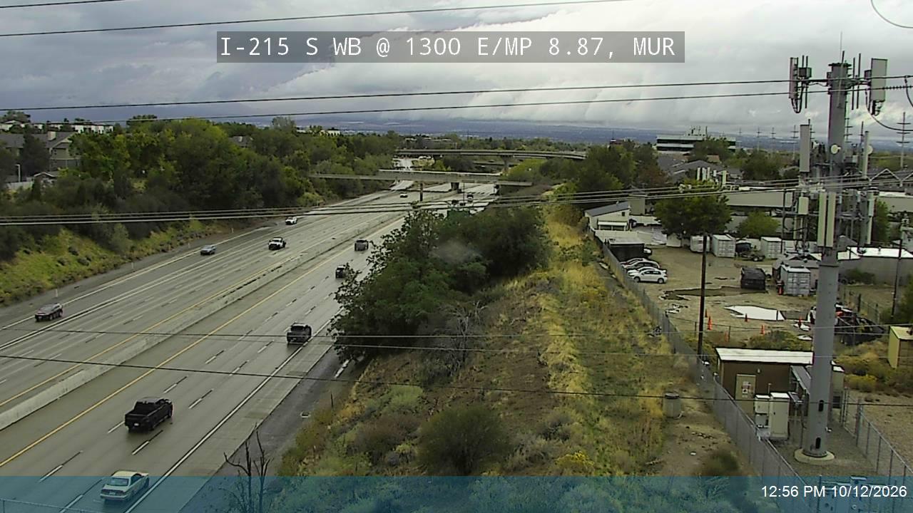 I-215 S WB @ 1300 E / MP 8.87, CWH