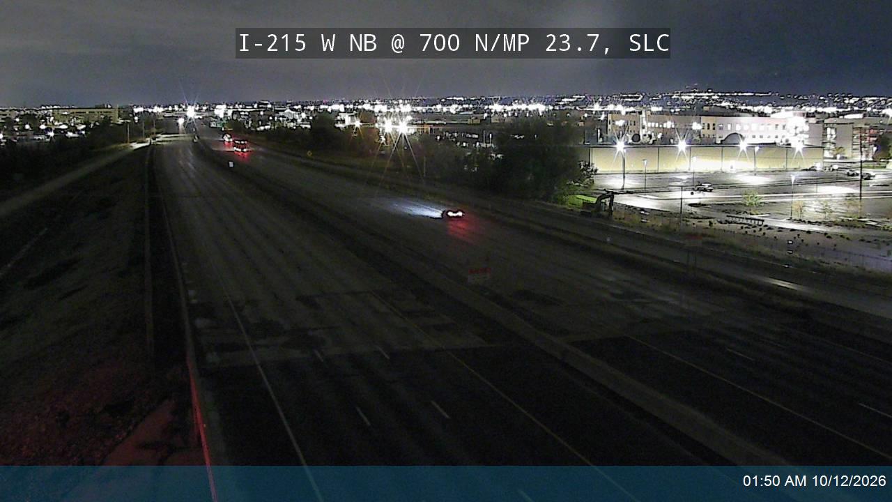 I-215 W NB @ 700 N / MP 23.7, SLC