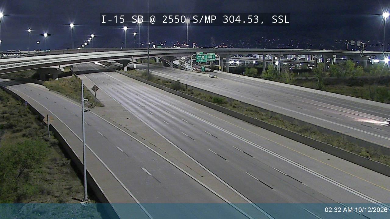 I-15 SB @ 2550 S / MP 304.53, SSL