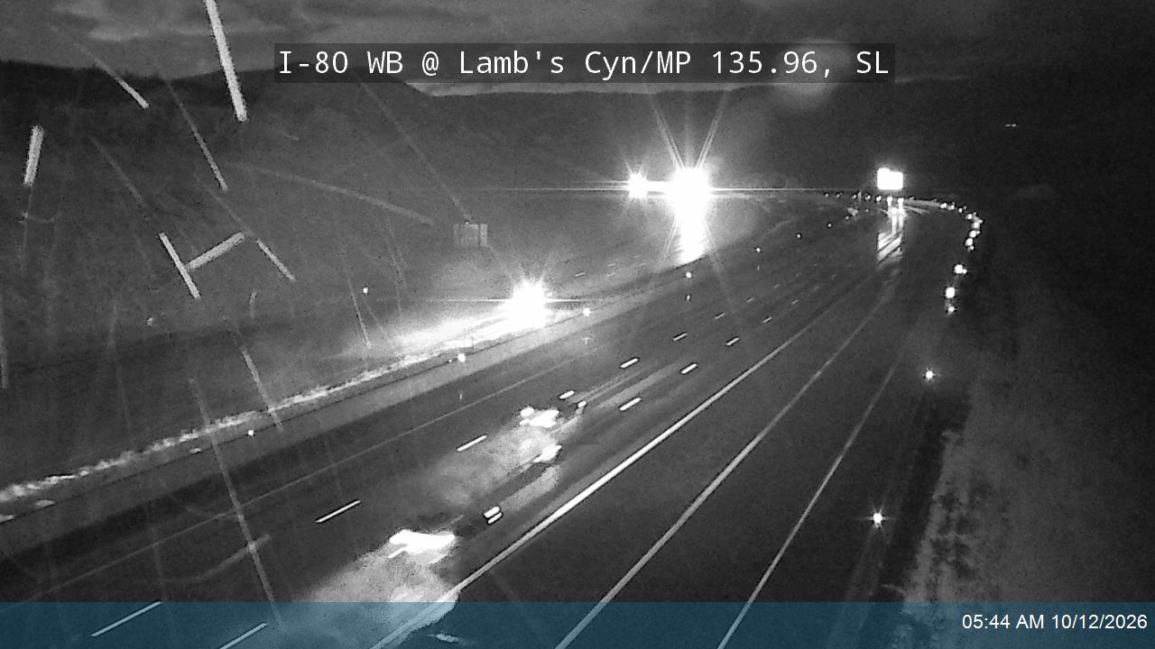 I-80 / Parleys Canyon WB @ Lambs Canyon Rd On-ramp / MP 135.96, SL