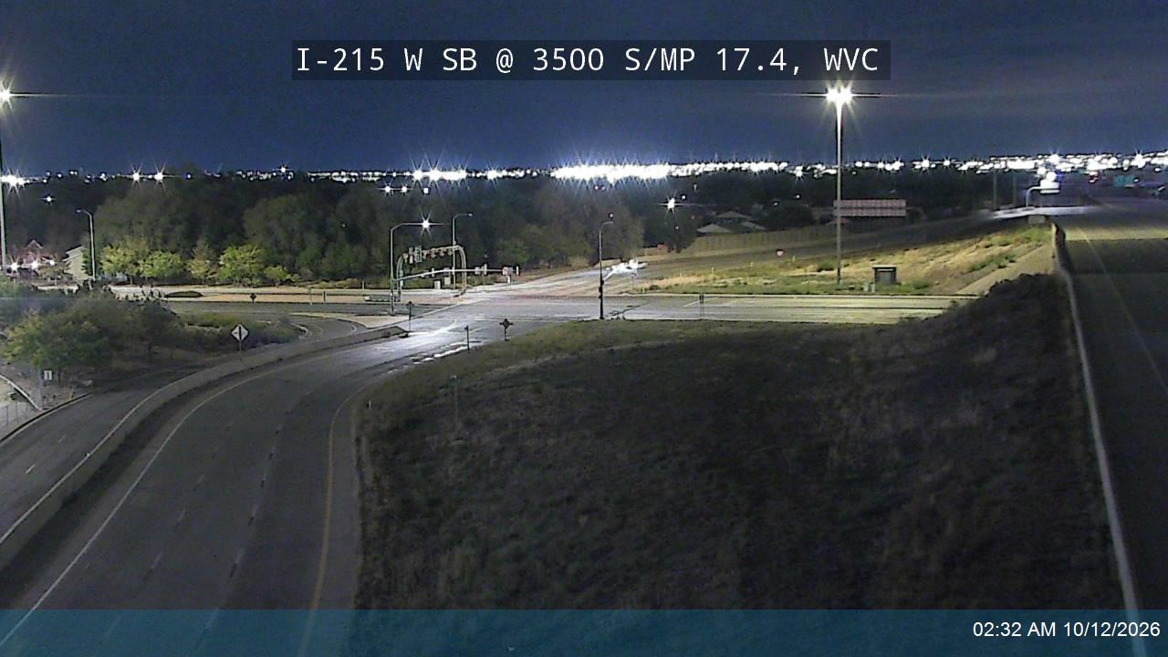 I-215 W SB @ 3500 S / SR-171 / MP 17.4, WVC