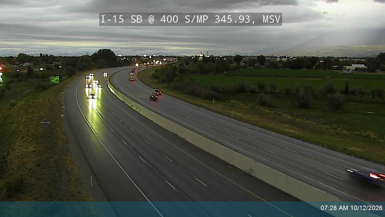 I-15 SB @ 400 S / MP 345.93, MSV