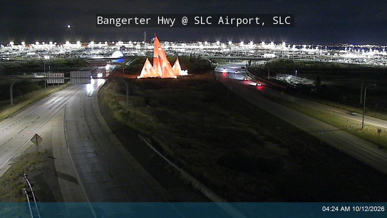 Bangerter Hwy / SR-154 @ SLC Airport / N of I-80  / MP 24.1, SLC