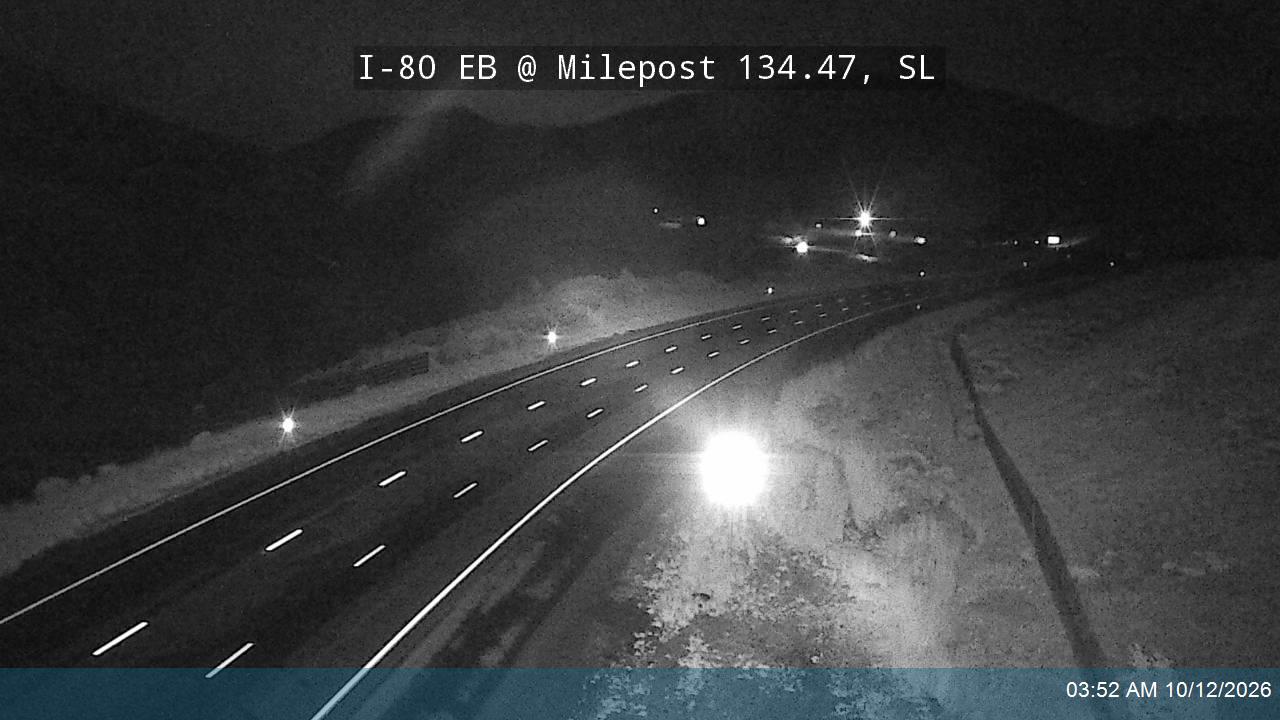 I-80 / Parleys Canyon EB @ Milepost 134.47, SL