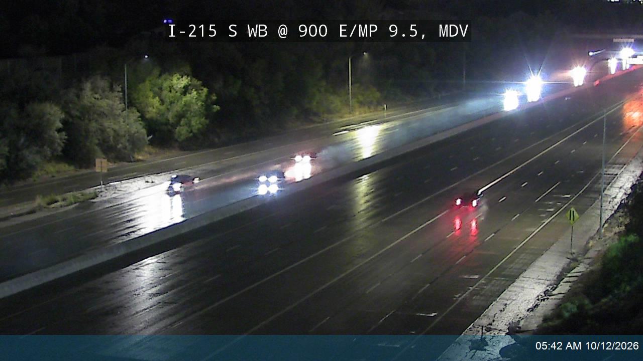 I-215 S WB @ 900 E / SR-71 / MP 9.5, MDV