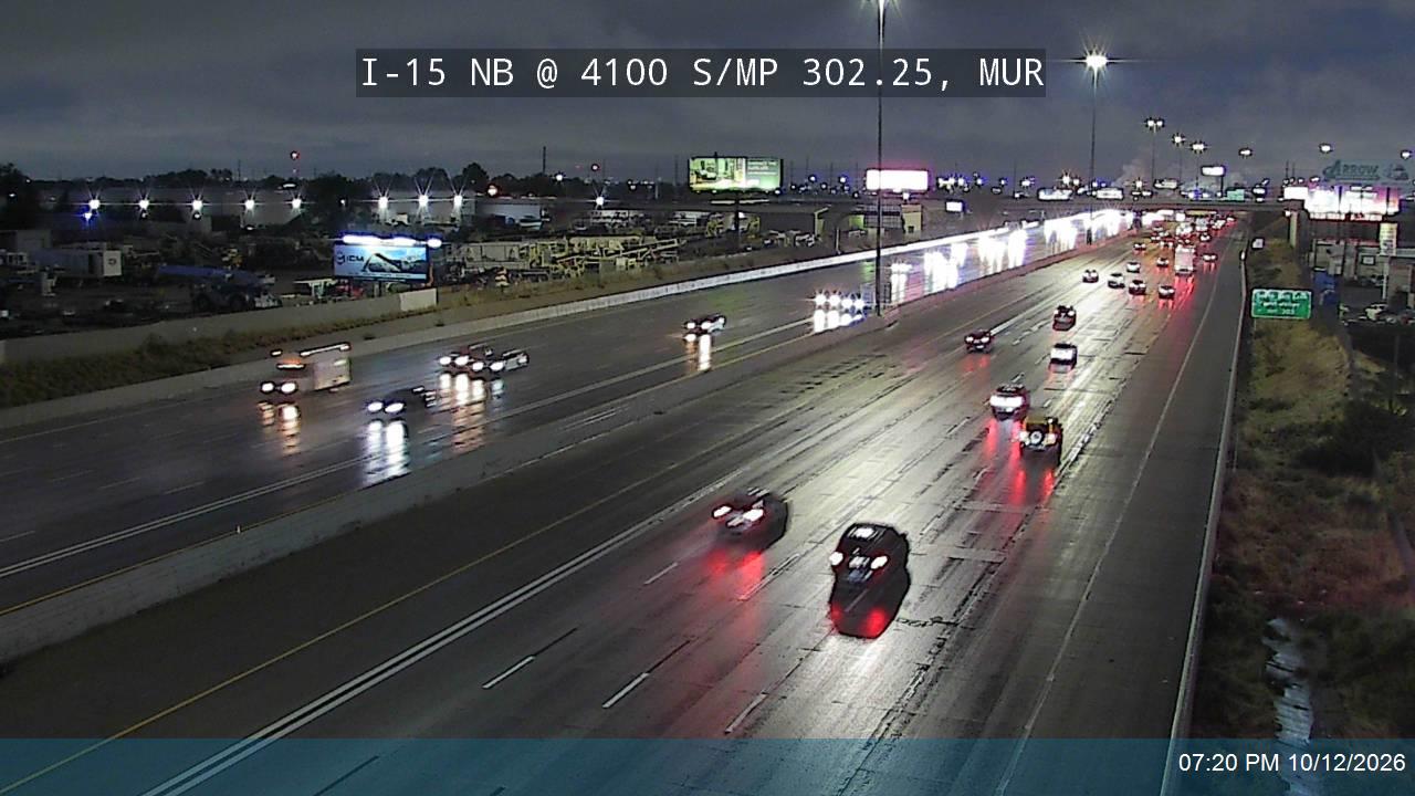 I-15 NB @ 4100 S / MP 302.25, MUR